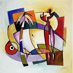 Abstract Ab10377 oil painting art gallery