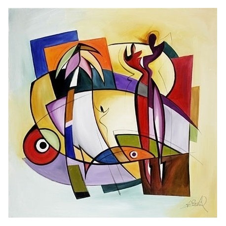Abstract Ab10377 oil painting art gallery