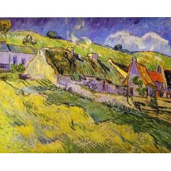 Cottages by Vincent Van Gogh 
