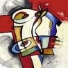 Abstract Ab10596 oil painting art gallery