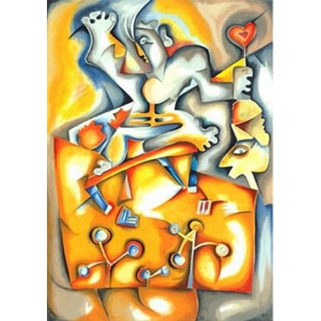 Abstract Ab20113 oil painting art gallery