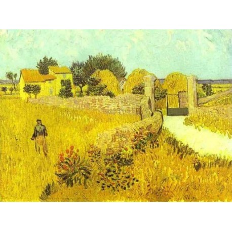 Farmhouse in Provence 2 by Vincent Van Gogh