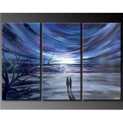 A Quiet Walk | Oil Painting Abstract art Gallery