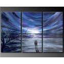 A Quiet Walk | Oil Painting Abstract art Gallery