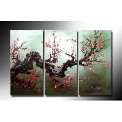 Red Budding 2 | Oil Painting Abstract art Gallery