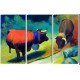 Bulls | Oil Painting Abstract art Gallery