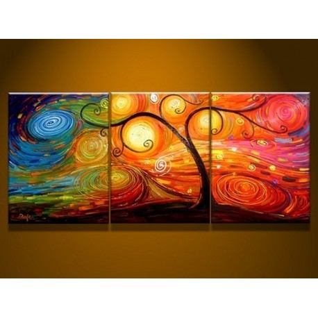Tree Colors 2 - Oil Painting Abstract art Gallery
