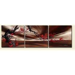 Red Budding | Oil Painting Abstract art Gallery