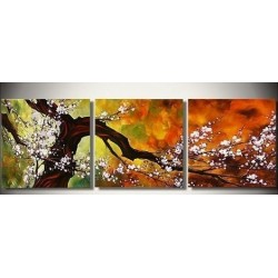 White Budding | Oil Painting Abstract art Gallery