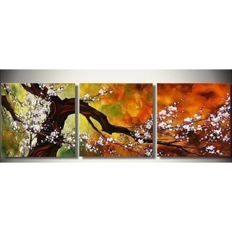 White Budding | Oil Painting Abstract art Gallery