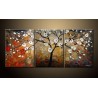 White & Red Budding | Oil Painting Abstract art Gallery