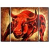 Red Bull | Oil Painting Abstract art Gallery