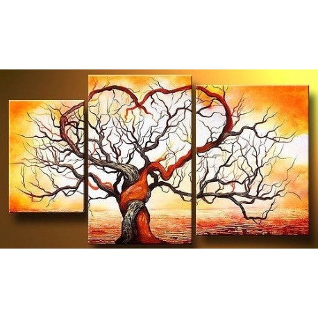 Fire Tree | Oil Painting Abstract art Gallery