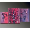 Purple Tree | Oil Painting Abstract art Gallery