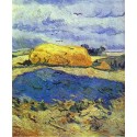 Haystack in Rainy Day by Vincent Van Gogh - Art gallery oil...