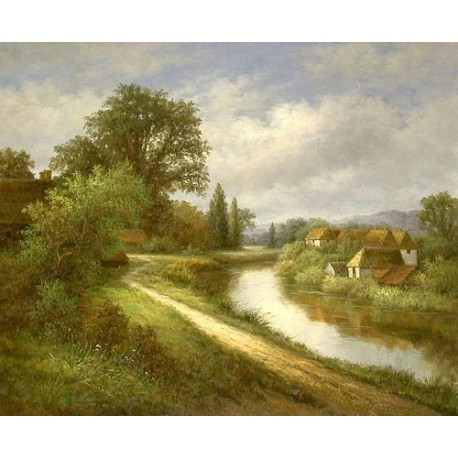 Landscape 15-0003 oil painting art gallery