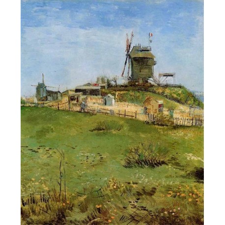 Le Moulin de la Gallette 2 by Vincent Van Gogh