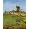 Le Moulin de la Gallette 2 by Vincent Van Gogh
