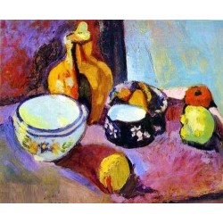 Dishes and Fruit By Henri Matisse oil painting art gallery
