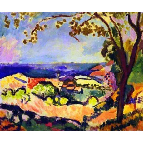 Sea at Collioure Table By Henri Matisse oil painting art gallery