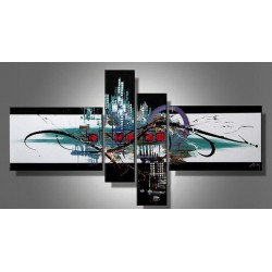Black & White Abstract II | Oil Painting Abstract art Gallery