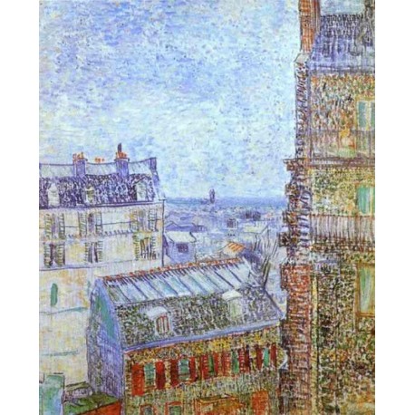 Paris Seen from Vincent by Vincent Van Gogh