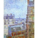 Paris Seen from Vincent by Vincent Van Gogh - Art gallery oil...