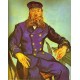 Postman Joseph Roulin by Vincent Van Gogh- Art gallery oil painting reproductions