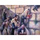Israel Rubinstein - Kotel Prayers | Jewish Art Oil Painting Gallery