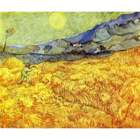 Reaper by Vincent Van Gogh - Art gallery oil painting reproductions