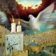 Israel Rubinstein - Dove Of Peace | Jewish Art Oil Painting Gallery