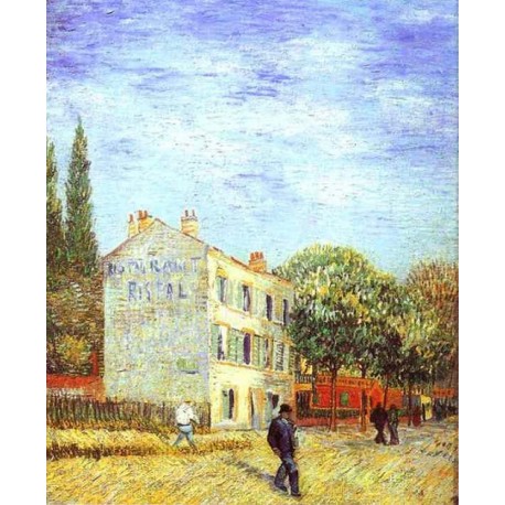Restaurant Rispal by Vincent Van Gogh -Art gallery oil painting...