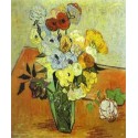 Roses and Anemnes by Vincent Van Gogh - Art gallery oil painting...