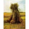 Sheaves of Wheat in a Field by Vincent Van Gogh -  Art gallery oil...