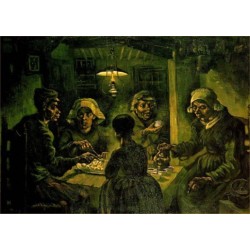The Potato Eaters by Vincent Van Gogh -  Art gallery oil painting...