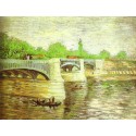 The Siene with the Pont de la Grande Jatte by Vincent Van Gogh...