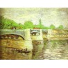 The Siene with the Pont de la Grande Jatte by Vincent Van Gogh...