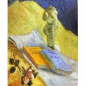 Still Life with a Statuette by Vincent Van Gogh - Art gallery oil...