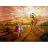 Steve Karro - David & Goliath | Jewish Art Oil Painting Gallery