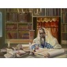 Steve Karro - Scribe | Jewish Art Oil Painting Gallery