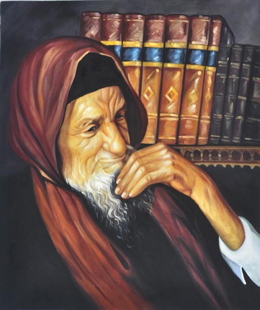 Baba Sali Jewish Art Oil Painting Gallery