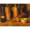 Still Life with Four Jugs by Vincent Van Gogh - Art gallery oil...