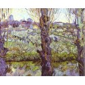 View of Arles by Vincent Van Gogh -Art gallery oil painting...
