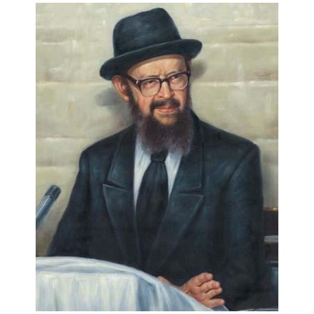 Rabbi Miller 3 | Jewish Art Oil Painting Gallery