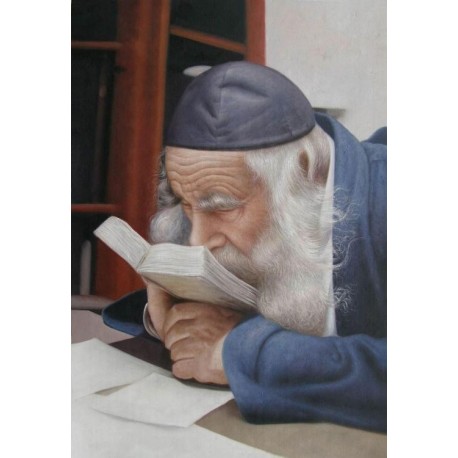 The Steipler Rav 3 | Jewish Art Oil Painting Gallery