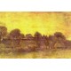 Village at Sunset by Vincent Van Gogh - Art gallery oil painting reproductions