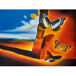 Landscape with Butterflies by Salvador Dali oil painting art gallery