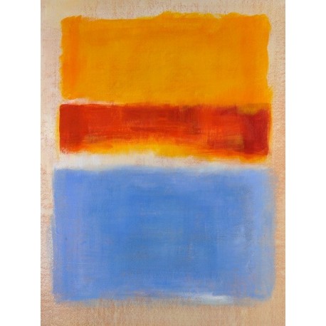Yellow Red Blue by Mark Rothko oil painting art gallery