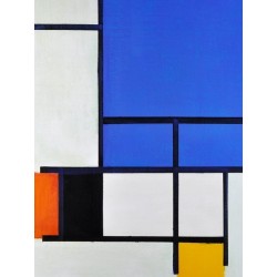 Composition with Red, Yellow and Grey by Piet Cornelies Mondrian oil painting art gallery