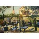 Terrace of the Cafe La Guinguuette by Vincent Van Gogh - Art gallery oil painting reproductions